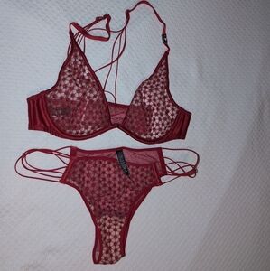 Victoria's Secret unlined bra and panty set. 34C and Medium